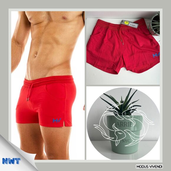 Modus Vivendi - Peace Shorts - Red (L) - Picture 1 of 6